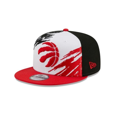 Black Toronto Raptors Hat - New Era NBA Splatter 9FIFTY Snapback Caps USA9214678